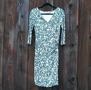 TORY BURCH Michelle Faux Wrap Dress Size XS